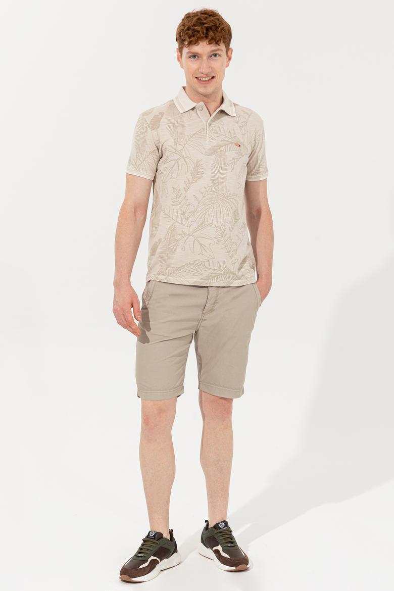 Erkek Haki Dokuma Şort - 50246101018