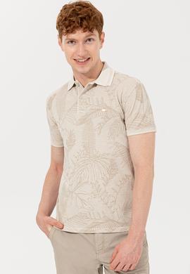 Erkek Taş Polo Yaka Tişört - 50249143017