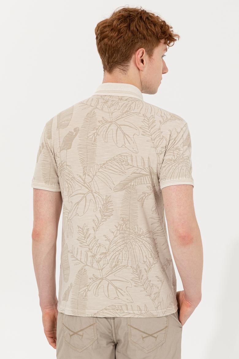 Erkek Taş Polo Yaka Tişört - 50249143017