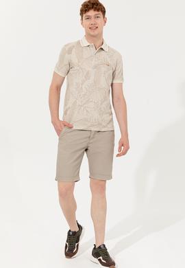 Erkek Taş Polo Yaka Tişört - 50249143017