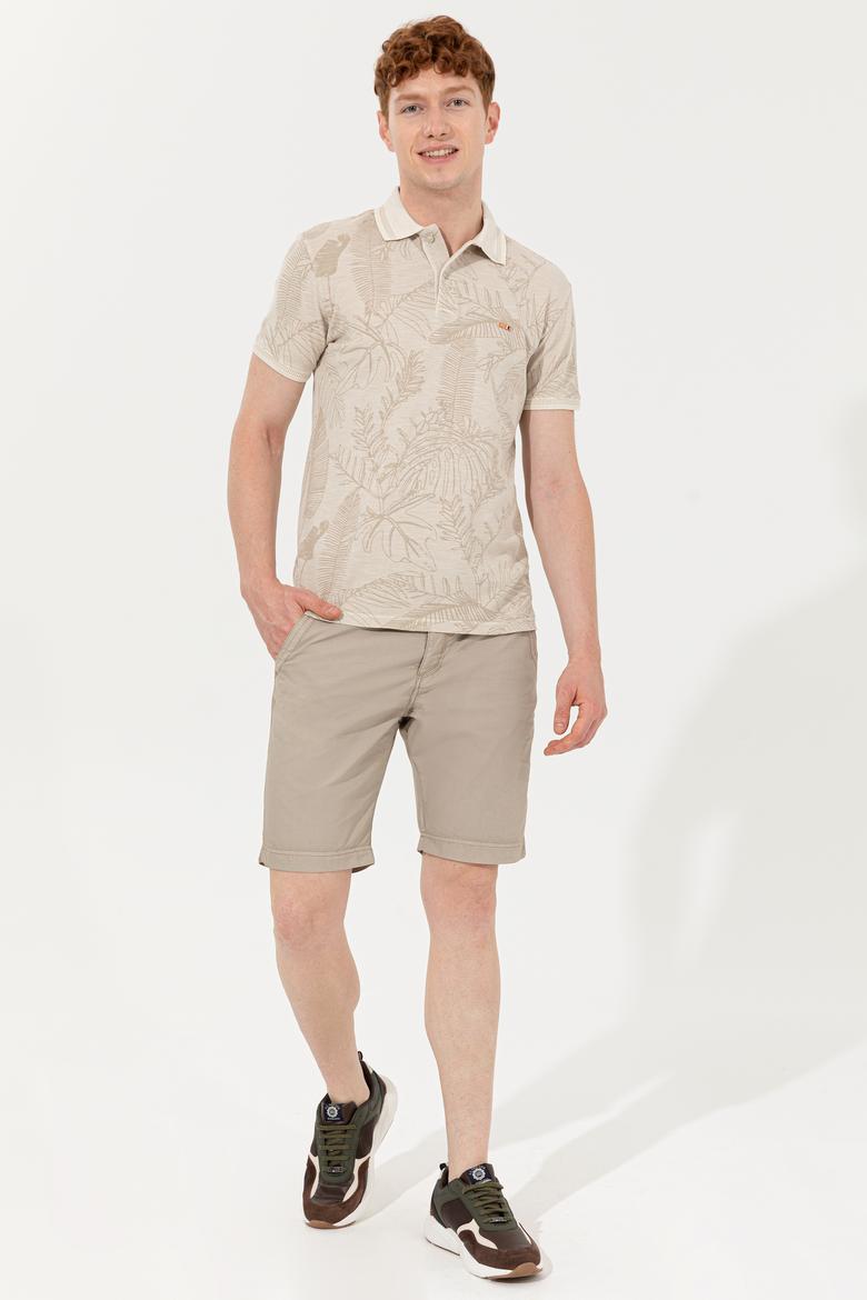 Erkek Taş Polo Yaka Tişört - 50249143017