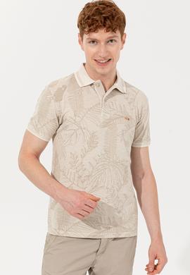 Erkek Taş Polo Yaka Tişört - 50249143017