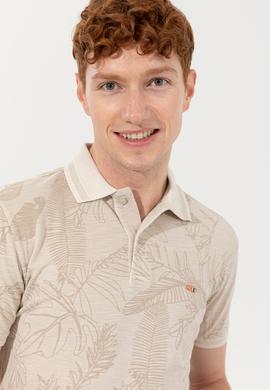 Erkek Taş Polo Yaka Tişört - 50249143017