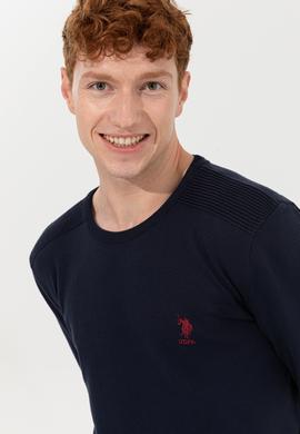 Erkek Lacivert Basic Kazak - 50251885024