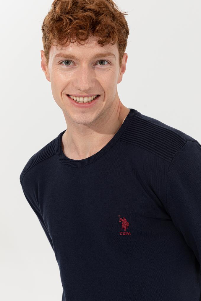 Erkek Lacivert Basic Kazak