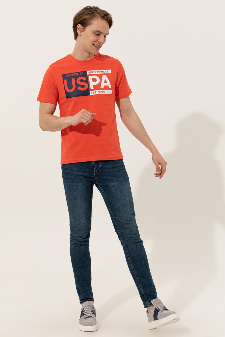 Erkek Kırmızı Bisiklet Yaka Tişört - 50246120060