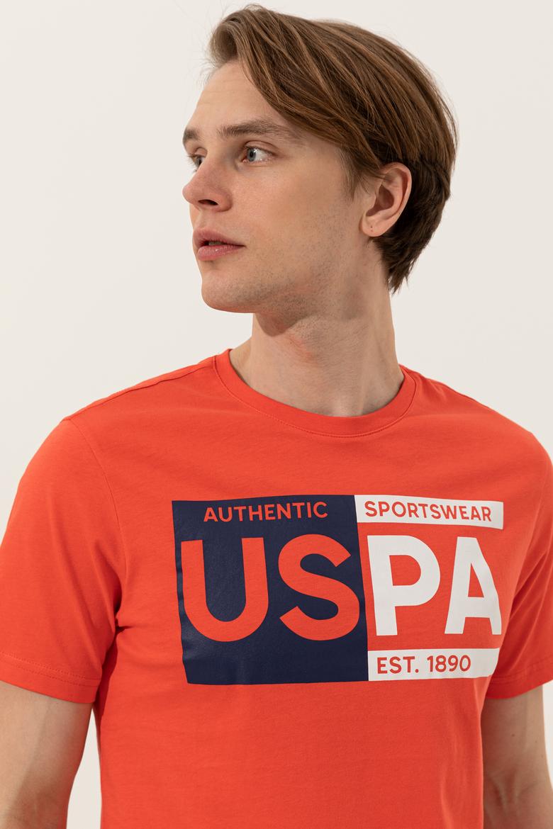 Erkek Kırmızı Bisiklet Yaka Tişört - 50246120060