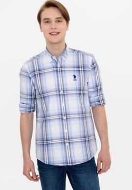 Erkek Mavi Uzun Kollu Gömlek - 50249654018