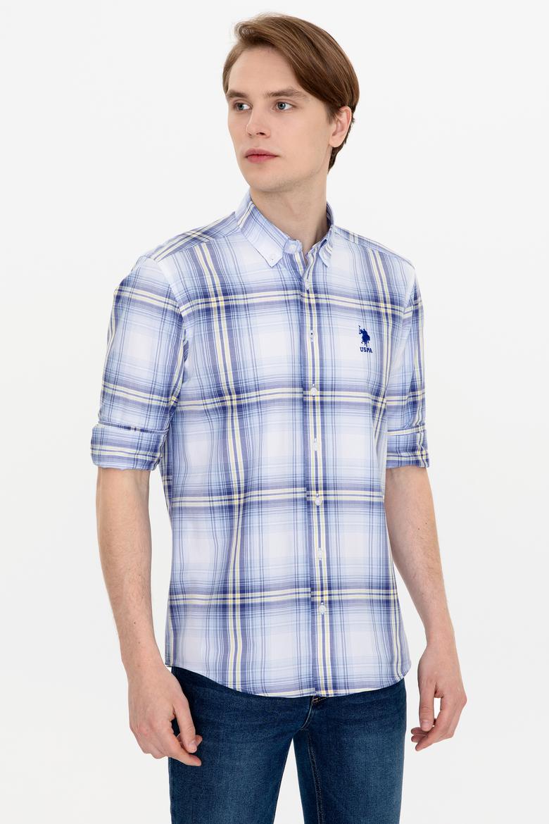 Erkek Mavi Uzun Kollu Gömlek - 50249654018