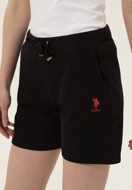 Kadın Siyah Örme Şort - 50246032045