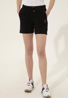 Kadın Siyah Örme Şort - 50246032045