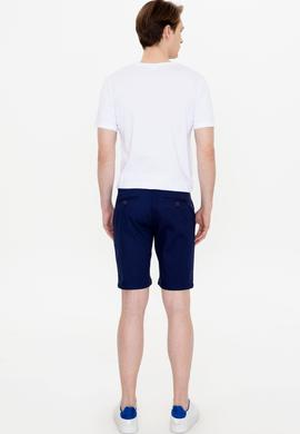 Erkek Lacivert Dokuma Şort - 50246140002