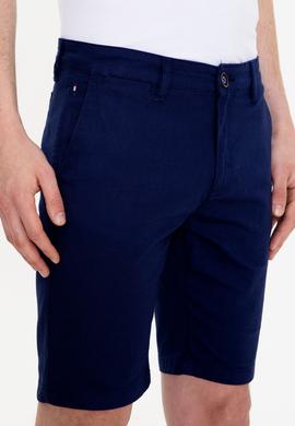 Erkek Lacivert Dokuma Şort - 50246140002