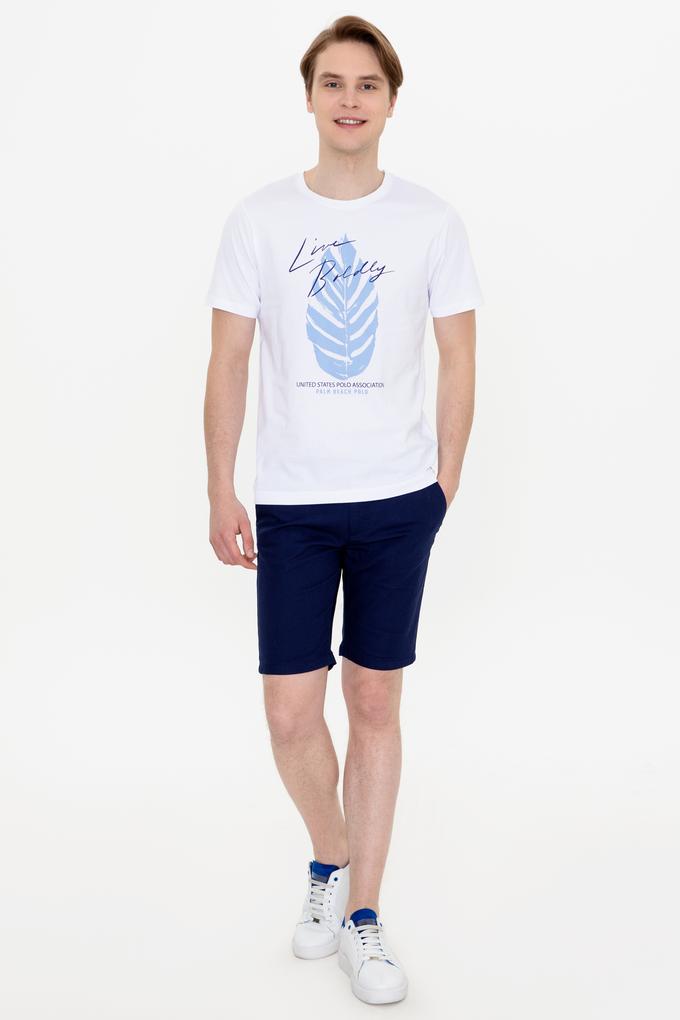 Erkek Lacivert Dokuma Şort