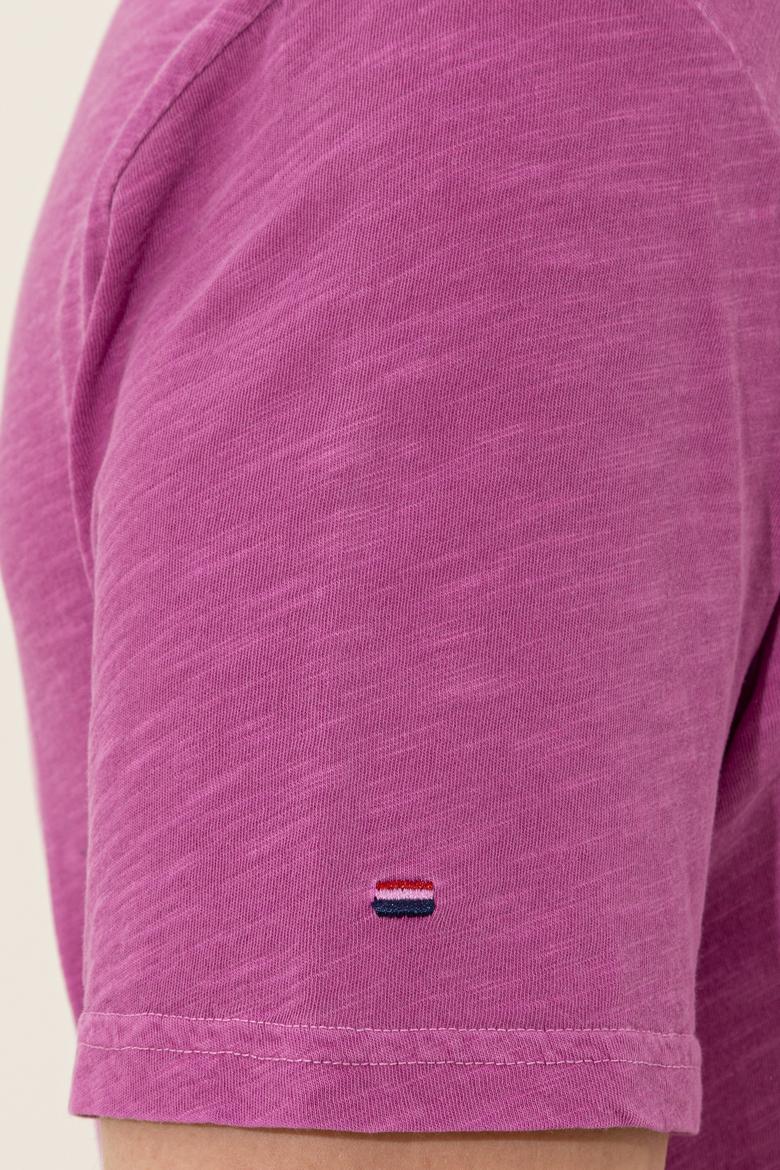 Erkek Menekşe Basic Tişört - 50246848042