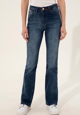 Kadın Koyu Mavi Jean Pantolon - 50247219002