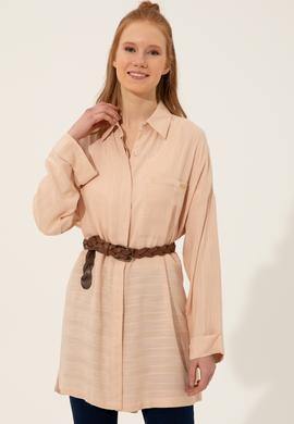 Kadın Taş Uzun Kollu Gömlek - 50250527002