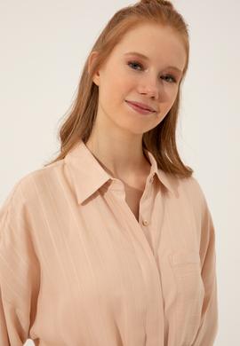 Kadın Taş Uzun Kollu Gömlek - 50250527002