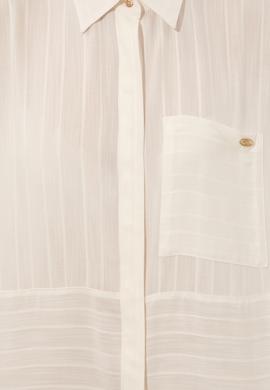 Kadın Beyaz Uzun Kollu Gömlek - 50250527012