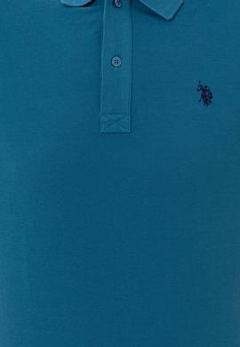 Erkek Petrol Basic Polo Yaka Tişört - 50249149302