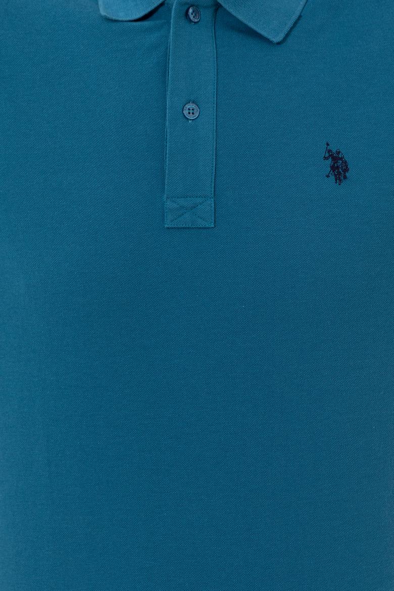 Erkek Petrol Basic Polo Yaka Tişört - 50249149302