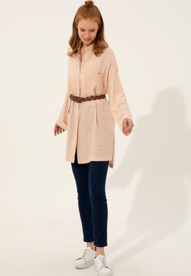 Kadın Taş Uzun Kollu Gömlek - 50250527002