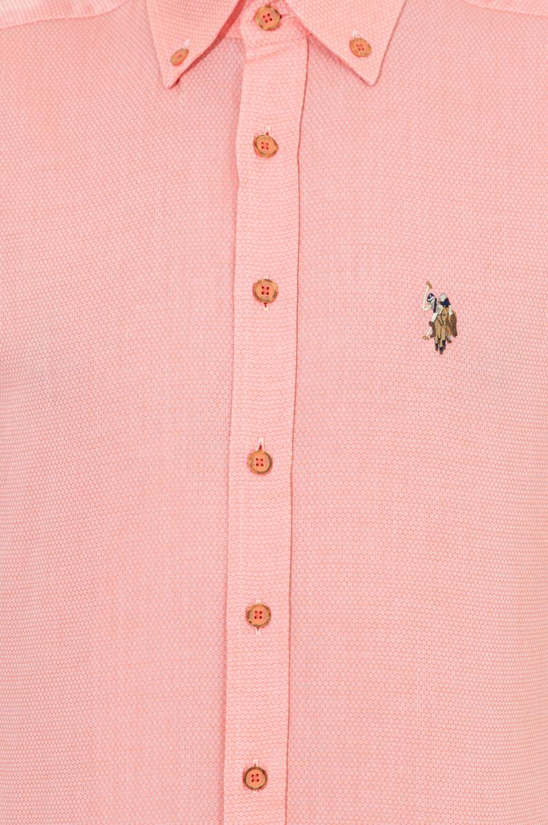 Erkek Somon Uzun Kollu Basic Gömlek