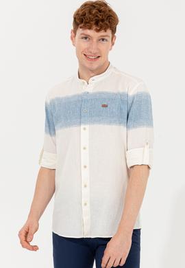 Erkek Mavi Uzun Kollu Gömlek - 50246316025