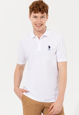 Erkek Beyaz Polo Yaka T-Shirt - 50249201008