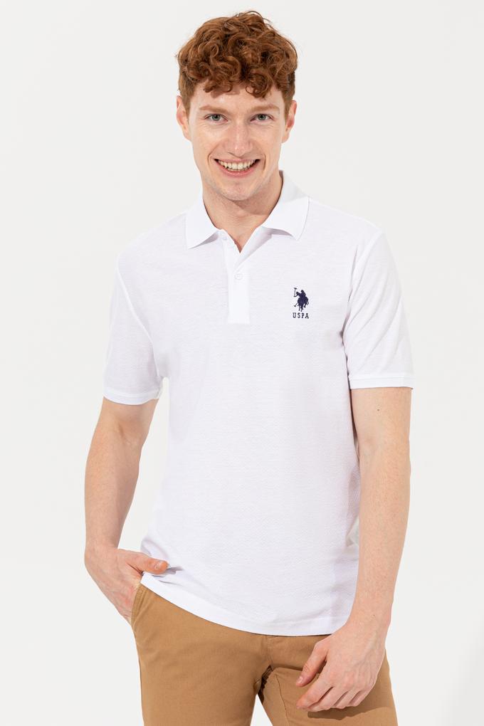 Erkek Beyaz Polo Yaka T-Shirt
