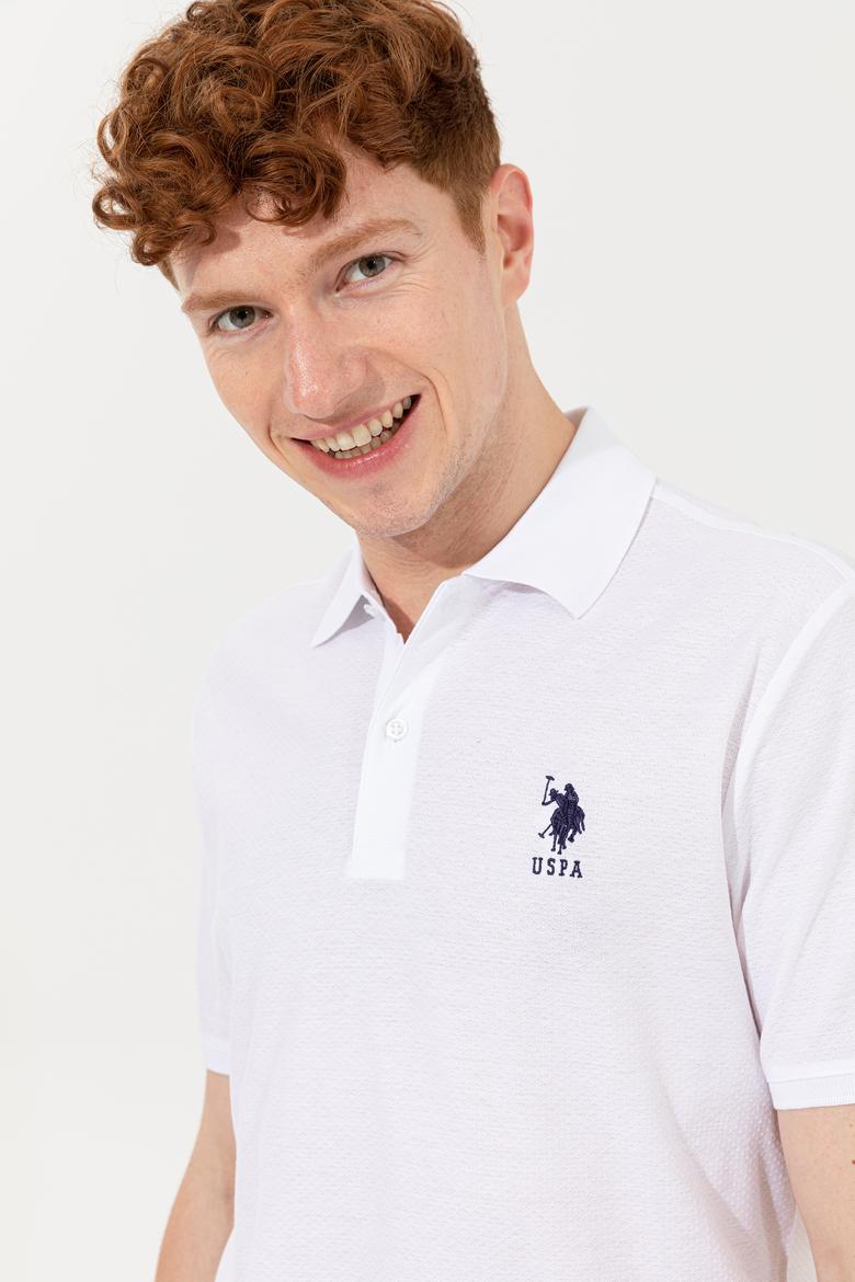 Erkek Beyaz Polo Yaka T-Shirt - 50249201008
