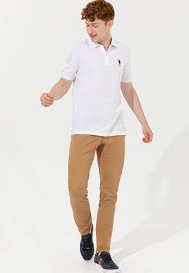Erkek Beyaz Polo Yaka T-Shirt - 50249201008