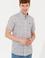 Erkek Hak Desenli Kısa Kollu Gömlek