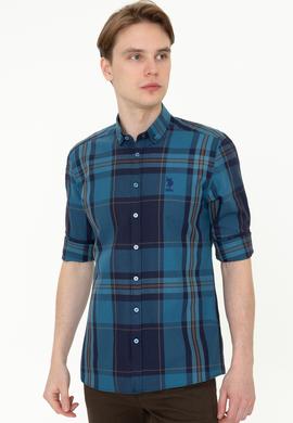 Erkek Koyu Mint Gömlek Uzunkol - 50226593021