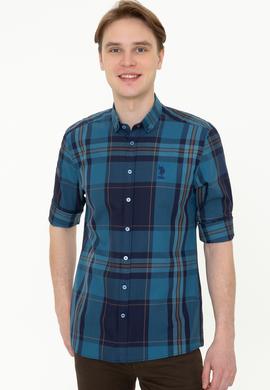 Erkek Koyu Mint Gömlek Uzunkol - 50226593021