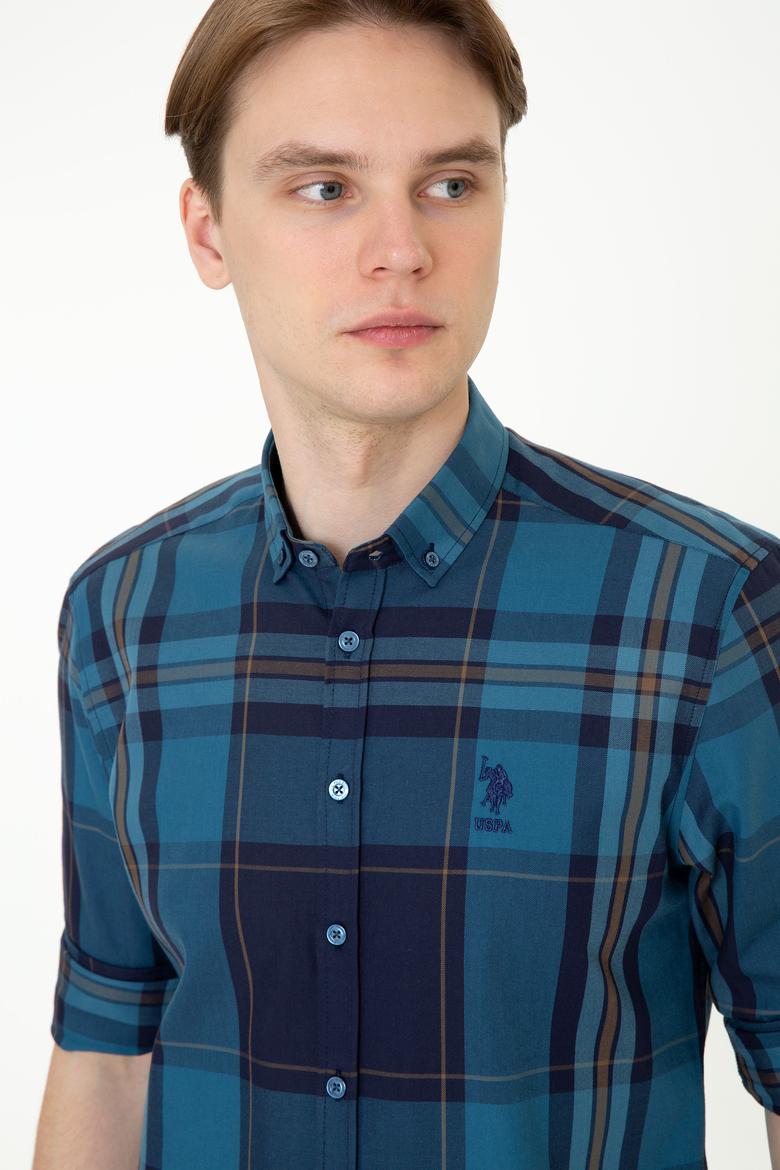 Erkek Koyu Mint Gömlek Uzunkol - 50226593021