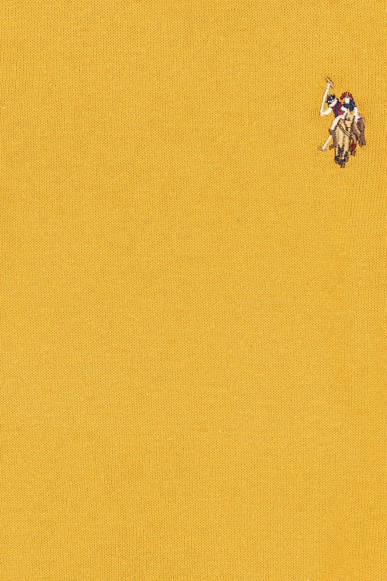 Erkek Çocuk Hardal Bisiklet Yaka Triko Kazak - 50255804031