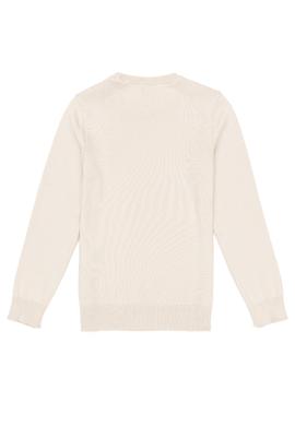 Kız Çocuk Krem Basic Bisiklet Yaka Kazak - 50252446020