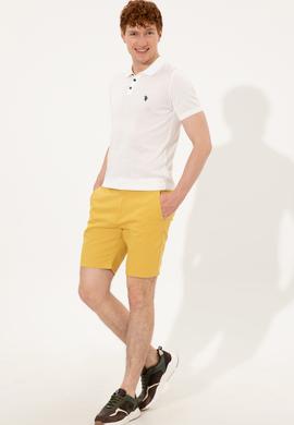 Erkek Safran Dokuma Şort - 50246140037