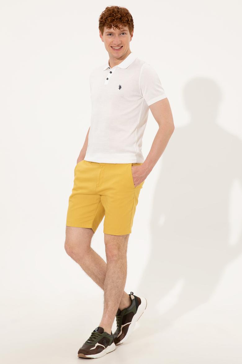 Erkek Safran Dokuma Şort - 50246140037