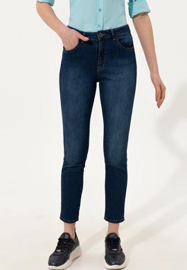 Kadın Mavi Jean Pantolon - 50260262008