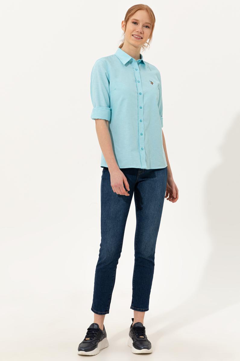 Kadın Mavi Jean Pantolon