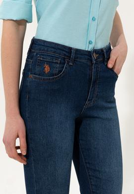 Kadın Mavi Jean Pantolon - 50260262008