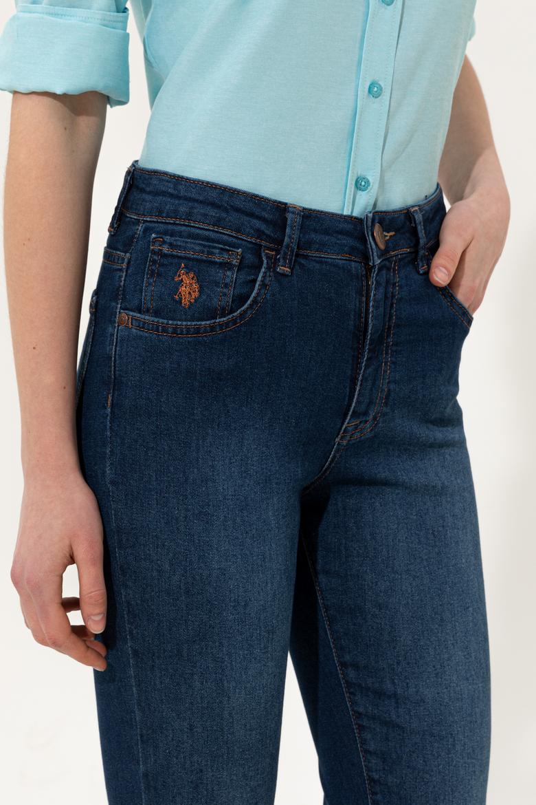 Kadın Mavi Jean Pantolon - 50260262008