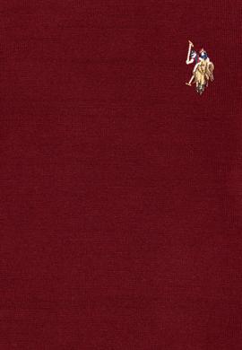 Erkek Çocuk Bordo Bisiklet Yaka Triko Kazak - 50255804003