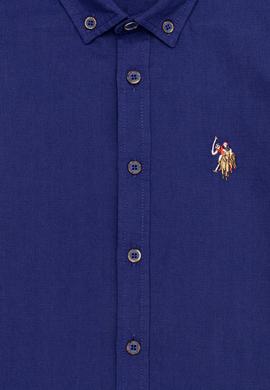 Erkek Çocuk Mavi Kısa Kollu Gömlek - 50247971032