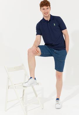 Erkek Lacivert Polo Yaka Tişört - 50249155018