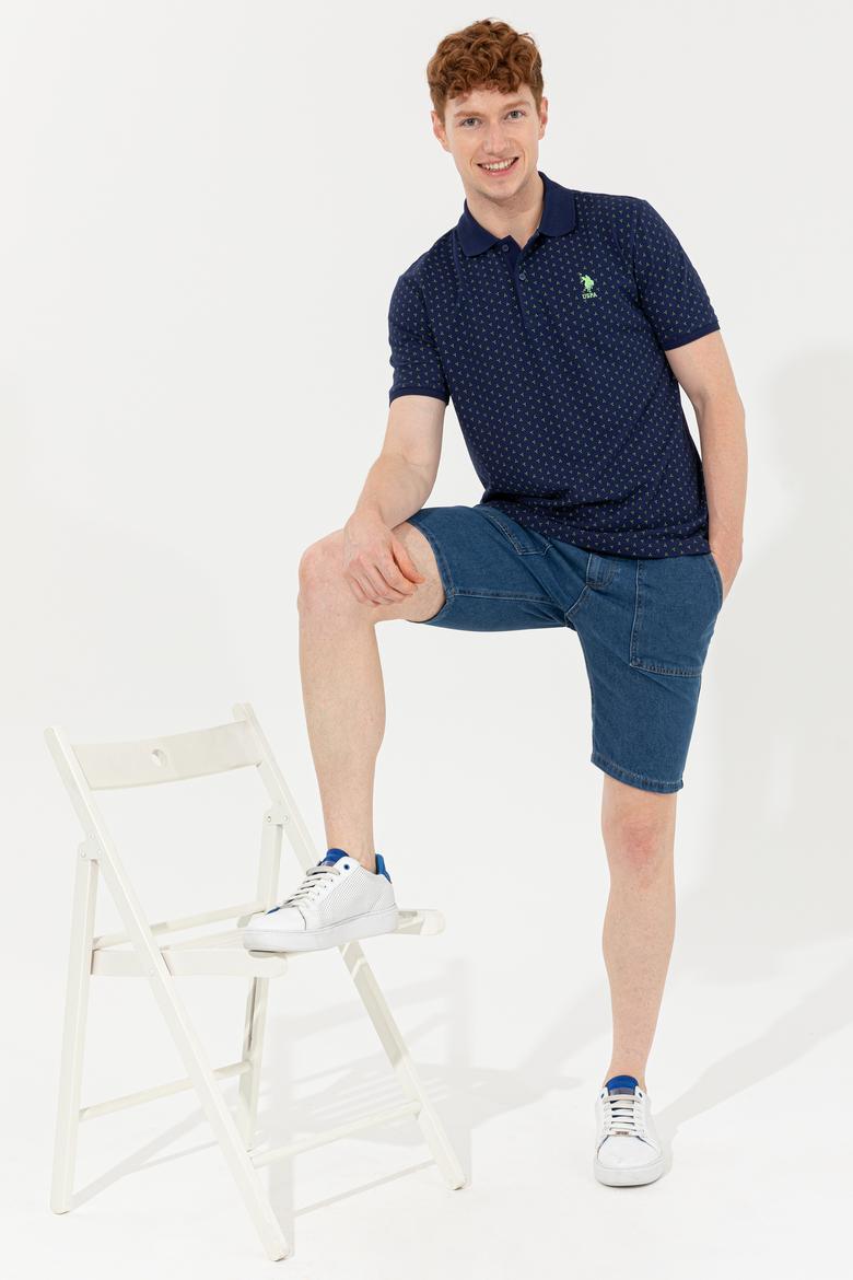 Erkek Lacivert Polo Yaka Tişört - 50249155018