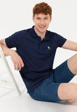 Erkek Lacivert Polo Yaka Tişört - 50249155018