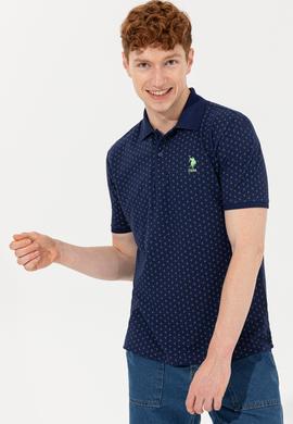 Erkek Lacivert Polo Yaka Tişört - 50249155018